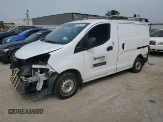 2018 Nissan NV200 S with VIN 3N6CM0KN4JK695021, listed as a Copart auction lot 59897765 with 101,327 mi miles and Salvage title. Bid and sale history available at DreamBid. Image 1.