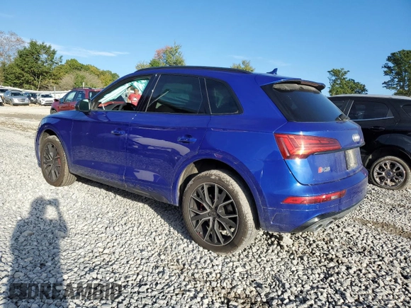 2021 Audi SQ5 Premium Plus with VIN WA1B4AFY2M2102291, listed as a Copart auction lot 72161104 with 44,682 mi miles and Salvage Title. Bid and sale history available at DreamBid. Image 2.