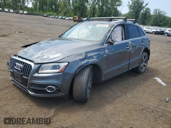 2016 Audi Q5 Premium Plus with VIN WA1D7AFPXGA067596, listed as a Copart auction lot 66869535 with 104,105 mi miles and Salvage title. Bid and sale history available at DreamBid. Image 1.