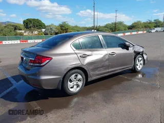 2015 Honda Civic LX with VIN 2HGFB2F54FH521831, listed as a IAAI auction lot 41378803 with 46,226 mi miles and . Bid and sale history available at DreamBid. Image 4.