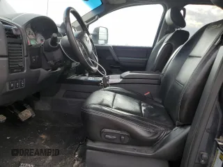 2013 Nissan Titan Pro-4X with VIN 1N6AA0ECXDN314703, listed as a Copart auction lot 49507105 with 287,763 mi miles and Salvage title. Bid and sale history available at DreamBid. Image 7.
