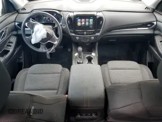2019 Chevrolet Traverse LT Cloth z VIN 1GNERGKW5KJ291265, wystawiony jako Copart lot #55849985 z przebiegiem 52 651 mil mil oraz Szkoda całkowita • Salvage title. Historia ofert i sprzedaży dostępna na DreamBid. Obrazek 8.