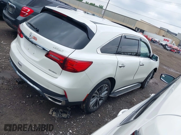 2017 Acura MDX Technology z VIN 5FRYD4H52HB025623, wystawiony jako IAAI lot #42435047 z przebiegiem 63 199 mil mil oraz . Historia ofert i sprzedaży dostępna na DreamBid. Obrazek 4.