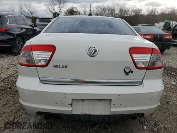 2008 Mercury Milan with VIN 3MEHM07188R641543, listed as a Copart auction lot 81681154 with 178,564 mi miles and Salvage title. Bid and sale history available at DreamBid. Image 6.