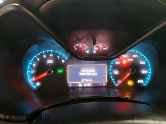 2022 Chevrolet Colorado 4WD LT with VIN 1GCGTCEN3N1136961, listed as a Copart auction lot 89175325 with 60,438 mi miles and Salvage Title. Bid and sale history available at carsss.com. Image 9.
