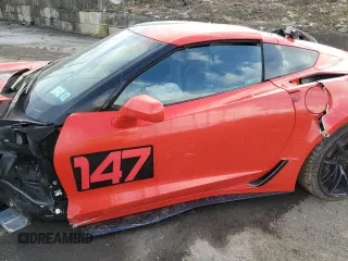 2017 Chevrolet Corvette Grand Sport 2LT with VIN 1G1YY2D78H5118271, listed as a Copart auction lot 88959095 with 0 mi miles and Salvage Title. Bid and sale history available at carsss.com. Image 7.