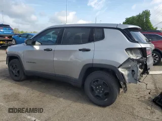 2018 Jeep Compass Sport with VIN 3C4NJCAB5JT272312, listed as a Copart auction lot 56700395 with 131,693 mi miles and Salvage title. Bid and sale history available at DreamBid. Image 2.