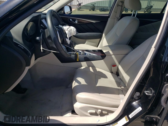 2018 Infiniti Q50 Luxe z VIN JN1EV7APXJM366783, wystawiony jako Copart lot #51775315 z przebiegiem 35 972 mil mil oraz Szkoda całkowita • Salvage title. Historia ofert i sprzedaży dostępna na DreamBid. Obrazek 7.