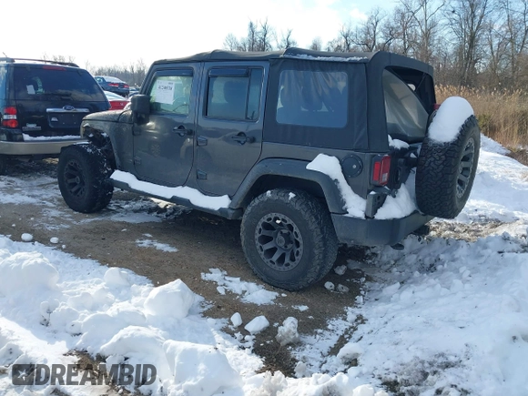 2017 Jeep Wrangler Unlimited Sport with VIN 1C4BJWDG7HL645433, listed as a IAAI auction lot 41240538 with 132,100 mi miles. Bid and sale history available at carsss.com. Image 3.