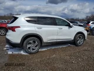 2022 Hyundai Santa Fe SEL with VIN 5NMS6DAJ6NH411044, listed as a Copart auction lot 52317385 with 44,482 mi miles and Salvage Title. Bid and sale history available at carsss.com. Image 3.