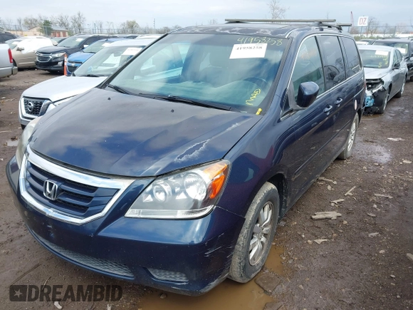 2009 Honda Odyssey EX-L with VIN 5FNRL38629B024694, listed as a IAAI auction lot 41958258 with 209,009 mi miles. Bid and sale history available at carsss.com. Image 17.