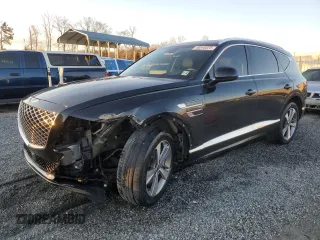 2021 Genesis GV80 with VIN KMUHCESC0MU066638, listed as a Copart auction lot 46548025 with Not provided miles and Salvage title. Bid and sale history available at DreamBid. Image 1.