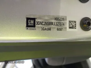 2020 Chevrolet Trax LS z VIN 3GNCJNSB9LL127074, wystawiony jako IAAI lot #41256285 z przebiegiem 107 162 mil mil oraz . Historia ofert i sprzedaży dostępna na DreamBid. Obrazek 9.