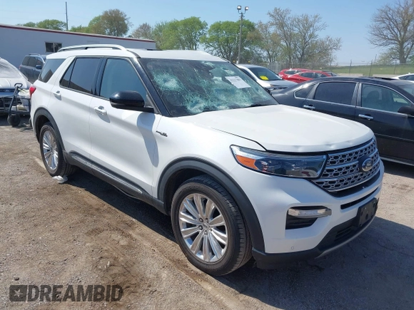 2020 Ford Explorer Limited z VIN 1FMSK8FH2LGC81613, wystawiony jako IAAI lot #42227881 z przebiegiem 135 808 mil mil oraz . Historia ofert i sprzedaży dostępna na DreamBid. Obrazek 1.
