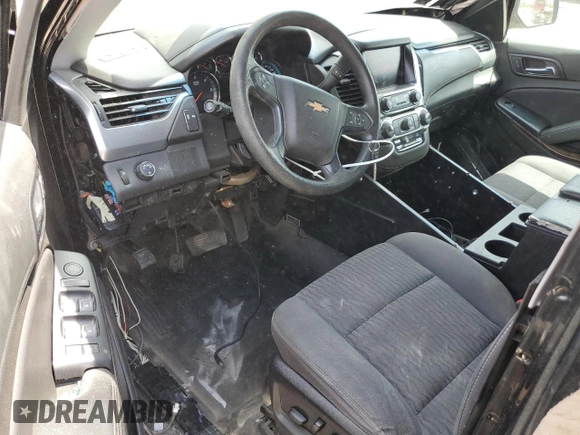2020 Chevrolet Tahoe Commercial with VIN 1GNLCDEC7LR221777, listed as a Copart auction lot 53051305 with Not provided miles and Salvage title. Bid and sale history available at DreamBid. Image 8.