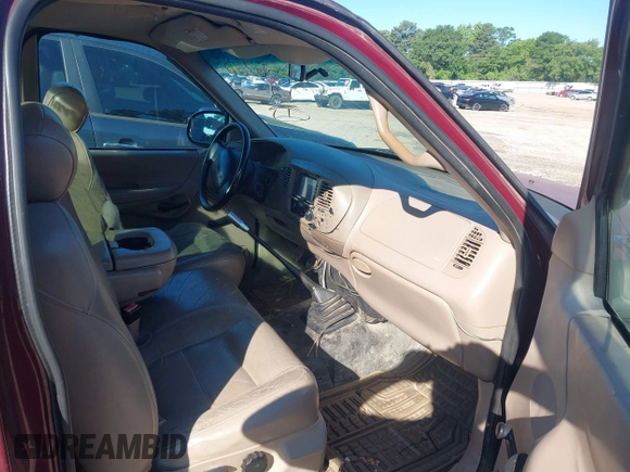 1998 Ford F-150 with VIN 1FTZF1725WNB72765, listed as a IAAI auction lot 42056766 with 210,459 mi miles and . Bid and sale history available at DreamBid. Image 8.