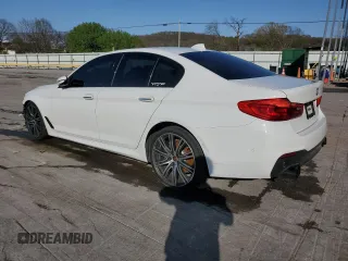 2018 BMW 5 Series 540i with VIN WBAJE5C52JWA94066, listed as a Copart auction lot 51386355 with 86,820 mi miles and Salvage Title. Bid and sale history available at carsss.com. Image 2.