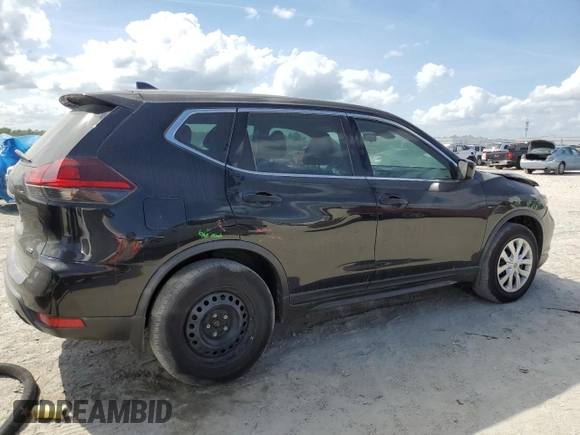 2019 Nissan Rogue S with VIN KNMAT2MV0KP560852, listed as a Copart auction lot 50468875 with 88,117 mi miles and Salvage Title. Bid and sale history available at carsss.com. Image 3.
