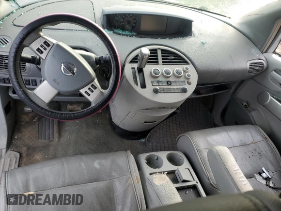2006 Nissan Quest SL with VIN 5N1BV28UX6N121137, listed as a Copart auction lot 85929024 with 0 mi miles and Salvage Title. Bid and sale history available at carsss.com. Image 8.