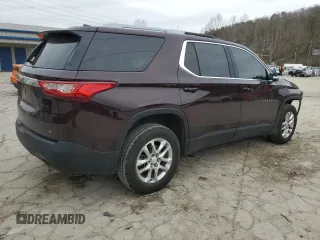 2018 Chevrolet Traverse LT Cloth with VIN 1GNERGKW8JJ271882, listed as a Copart auction lot 48311865 with 129,218 mi miles and Salvage title. Bid and sale history available at DreamBid. Image 3.