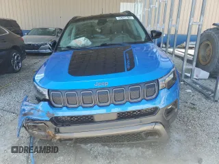 2022 Jeep Compass Trailhawk z VIN 3C4NJDDB1NT167161, wystawiony jako Copart lot #55769615 z przebiegiem 44 557 mil mil oraz Czysty tytuł • Clean title. Historia ofert i sprzedaży dostępna na DreamBid. Obrazek 5.