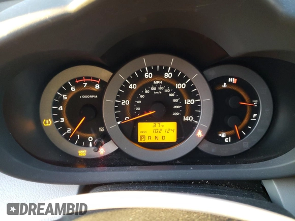 2010 Toyota RAV4 with VIN 2T3BF4DV7AW077529, listed as a Copart auction lot 49220875 with 102,124 mi miles and Salvage Title. Bid and sale history available at carsss.com. Image 9.