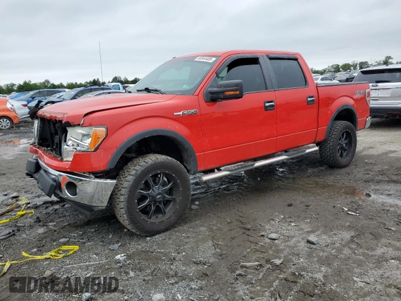 2011 Ford F-150 XL with VIN 1FTFW1EF6BFA36755, listed as a Copart auction lot 58544405 with 144,436 mi miles and Salvage title. Bid and sale history available at DreamBid. Image 1.