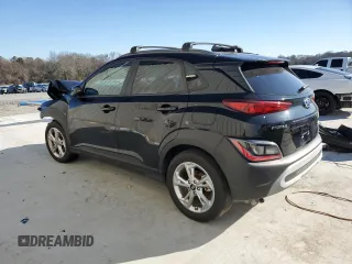 2023 Hyundai Kona SEL with VIN KM8K32ABXPU974059, listed as a Copart auction lot 46161695 with 29,762 mi miles and Salvage Title. Bid and sale history available at DreamBid. Image 2.