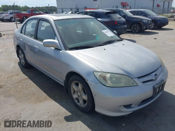 2004 Honda Civic EX with VIN 2HGES26754H527762, listed as a IAAI auction lot 42080420 with 195,060 mi miles and . Bid and sale history available at DreamBid. Image 1.