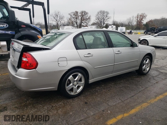 2006 Chevrolet Malibu LTZ with VIN 1G1ZU53836F278898, listed as a Copart auction lot 82387014 with 64,978 mi miles and Salvage Title. Bid and sale history available at DreamBid. Image 3.