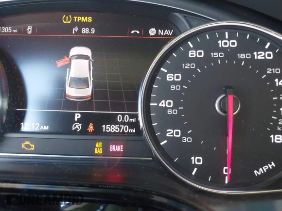 2015 Audi A8 L 4.0T with VIN WAU32AFD4FN014063, listed as a IAAI auction lot 41501970 with 158,570 mi miles. Bid and sale history available at carsss.com. Image 16.
