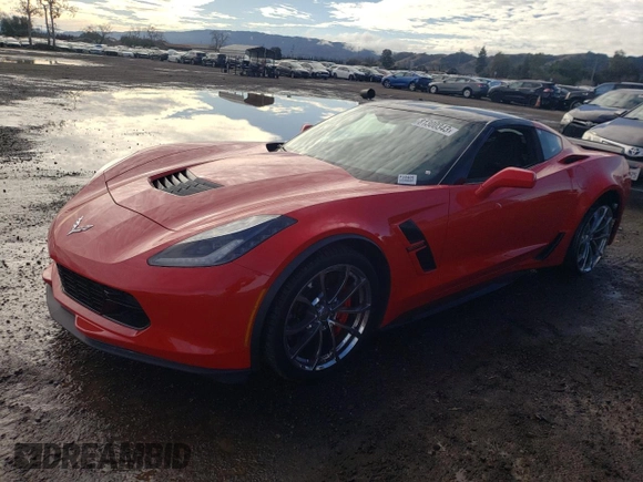 2018 Chevrolet Corvette Grand Sport 2LT with VIN 1G1YY2D70J5101714, listed as a Copart auction lot 81300343 with 23,073 mi miles. Bid and sale history available at carsss.com. Image 1.