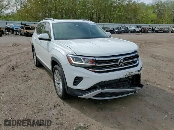 2021 Volkswagen Atlas SE with VIN 1V2JP2CAXMC558313, listed as a Copart auction lot 50382084 with 55,361 mi miles and Salvage title. Bid and sale history available at DreamBid. Image 11.