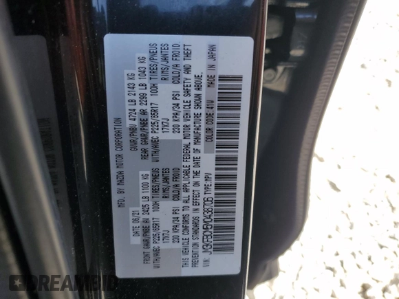 2021 Mazda CX-5 Touring z VIN JM3KFBCM5M0438706, wystawiony jako Copart lot #52048075 z przebiegiem 50 288 mil mil oraz Szkoda całkowita • Salvage title. Historia ofert i sprzedaży dostępna na DreamBid. Obrazek 16.