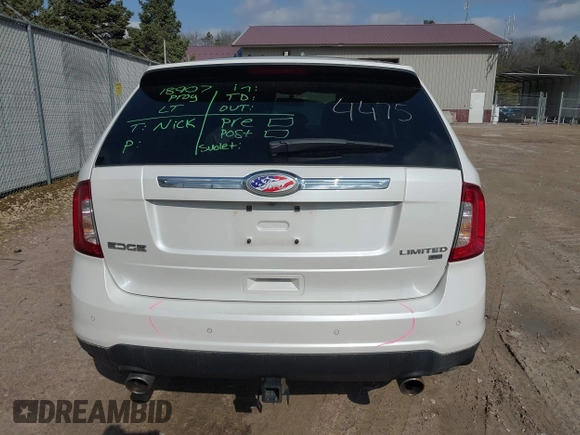 2013 Ford Edge Limited with VIN 2FMDK4KC8DBE06537, listed as a IAAI auction lot 42104475 with 195,965 mi miles. Bid and sale history available at carsss.com. Image 17.