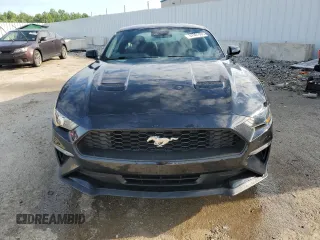 2021 Ford Mustang EcoBoost with VIN 1FA6P8THXM5112258, listed as a Copart auction lot 57501095 with 83,309 mi miles and Salvage title. Bid and sale history available at DreamBid. Image 5.