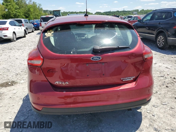 2016 Ford Focus Titanium with VIN 1FADP3N26GL202929, listed as a Copart auction lot 57466095 with 101,525 mi miles and Salvage title. Bid and sale history available at DreamBid. Image 6.