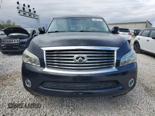 2011 Infiniti QX56 8-passenger with VIN JN8AZ2NC8B9302180, listed as a Copart auction lot 76001744 with 220,515 mi miles and Clean Title. Bid and sale history available at carsss.com. Image 5.