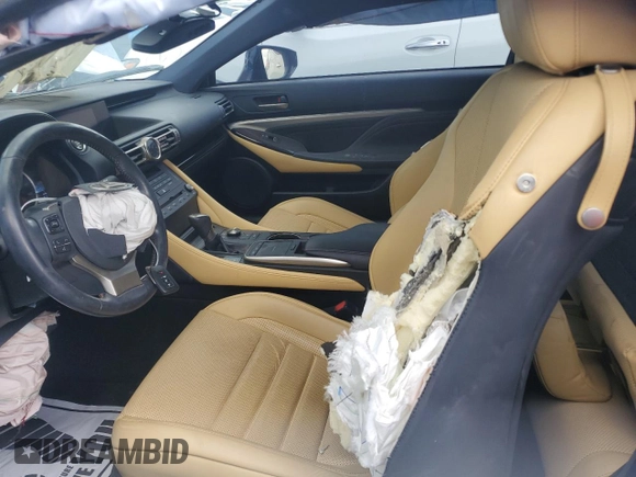 2019 Lexus RC 300 with VIN JTHHA5BC8K5009912, listed as a Copart auction lot 44950345 with Not provided miles and Non repairable. Bid and sale history available at DreamBid. Image 7.