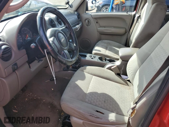 2006 Jeep Liberty Sport with VIN 1J4GL48K56W258095, listed as a Copart auction lot 52946565 with 221,821 mi miles and Salvage Title. Bid and sale history available at carsss.com. Image 7.