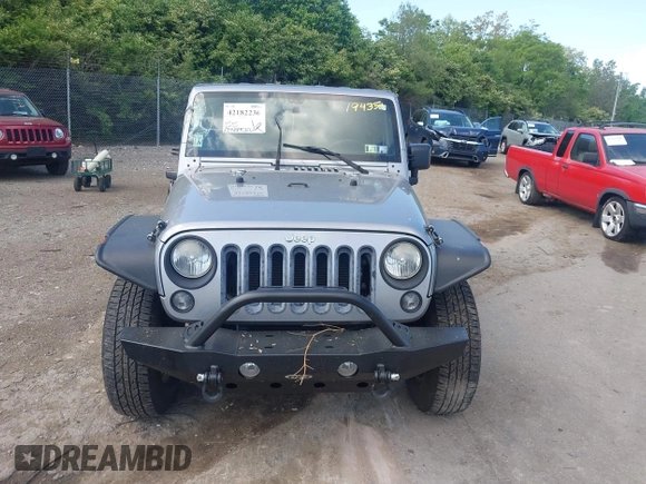 2014 Jeep Wrangler Unlimited Sport with VIN 1C4BJWDG6EL194359, listed as a IAAI auction lot 42182236 with 134,889 mi miles and . Bid and sale history available at DreamBid. Image 12.