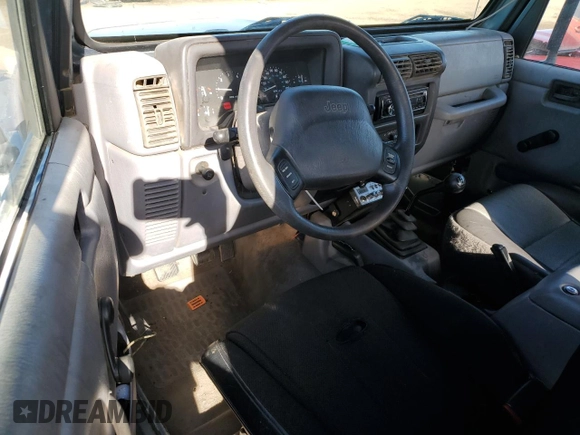 1998 Jeep Wrangler Sport with VIN 1J4FY19S2WP719595, listed as a Copart auction lot 73013584 with 190,056 mi miles and Salvage Title. Bid and sale history available at carsss.com. Image 8.