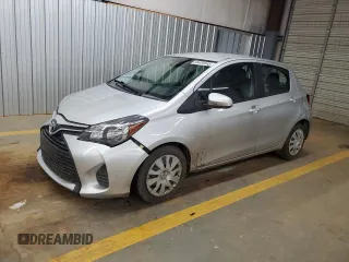 2017 Toyota Yaris L z VIN VNKKTUD30HA075015, wystawiony jako Copart lot #56451645 z przebiegiem 195 234 mil mil oraz Szkoda całkowita • Salvage title. Historia ofert i sprzedaży dostępna na DreamBid. Obrazek 1.