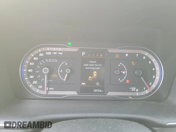 2023 Hyundai Tucson SEL with VIN 5NMJB3AE4PH198568, listed as a Copart auction lot 49176025 with 28,704 mi miles and Salvage Title. Bid and sale history available at carsss.com. Image 9.