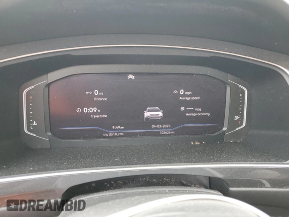 2021 Volkswagen Tiguan SE with VIN 3VV3B7AX3MM013955, listed as a Copart auction lot 51525095 with 103,626 mi miles and Salvage Title. Bid and sale history available at DreamBid. Image 9.