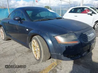 2002 Audi TT with VIN TRUSC28N421019228, listed as a IAAI auction lot 41783614 with 183,185 mi miles. Bid and sale history available at carsss.com. Image 1.