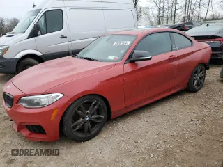 2015 BMW 2 Series M235i xDrive with VIN WBA1J9C5XFV371334, listed as a Copart auction lot 49062584 with 62,784 mi miles. Bid and sale history available at carsss.com. Image 1.