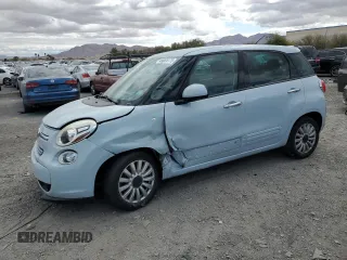2014 FIAT 500L Easy with VIN ZFBCFABH6EZ020375, listed as a Copart auction lot 49084175 with 106,992 mi miles and Salvage Title. Bid and sale history available at carsss.com. Image 1.