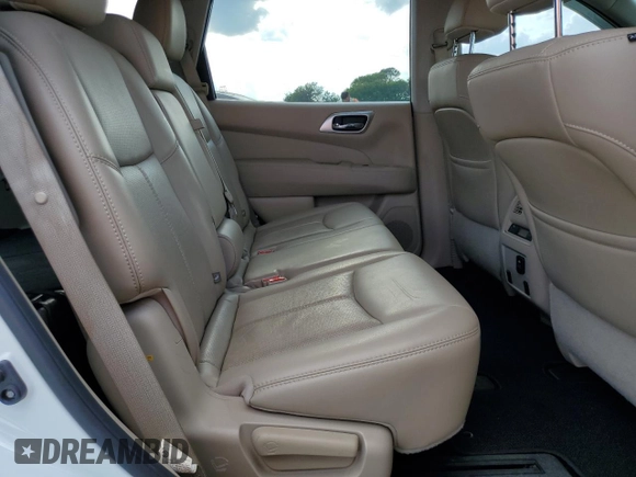2017 Nissan Pathfinder Platinum with VIN 5N1DR2MN8HC651164, listed as a Copart auction lot 54585505 with 98,691 mi miles and Salvage title. Bid and sale history available at DreamBid. Image 11.