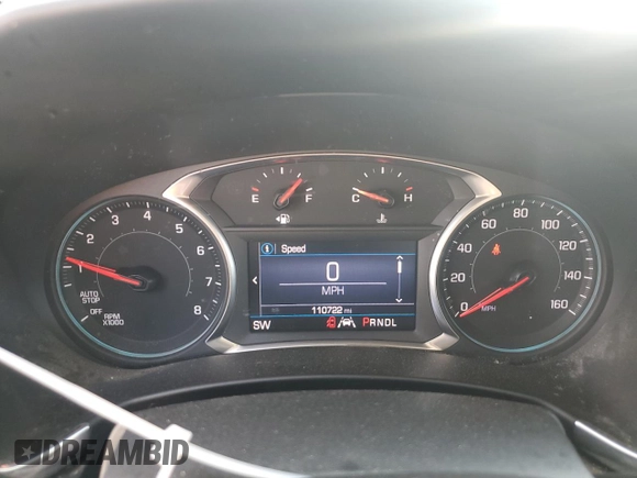 2021 Chevrolet Equinox LT with VIN 3GNAXKEV9ML386515, listed as a Copart auction lot 53564645 with 110,722 mi miles and Salvage title. Bid and sale history available at DreamBid. Image 9.